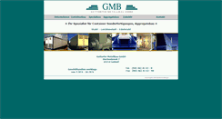 Desktop Screenshot of gmb-containerbau.de